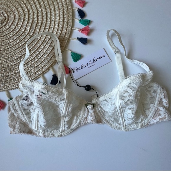 For Love and Lemons NWT Lou Lace Bra - Picture 4 of 4